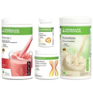 Herbalife Weight Loss Kit Strawberry Flavour - Pack of 4 (1250g)