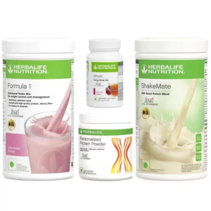 Herbalife Weight Loss Kit Rose Kheer Flavour - Pack of 4 (1250g)