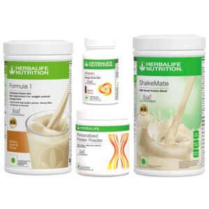 Herbalife Weight Loss Kit Banana Caramel Flavour - Pack of 4 (1250g)