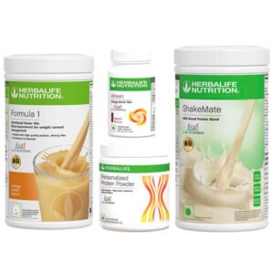 Herbalife Weight Loss Kit Orange Cream Flavour - Pack of 4 (1250g)